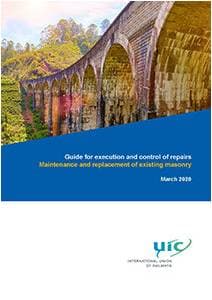 Guide for execution and control of repairs - Maintenance and replacement of existing masonry